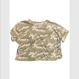 Camouflage old navy crop top.